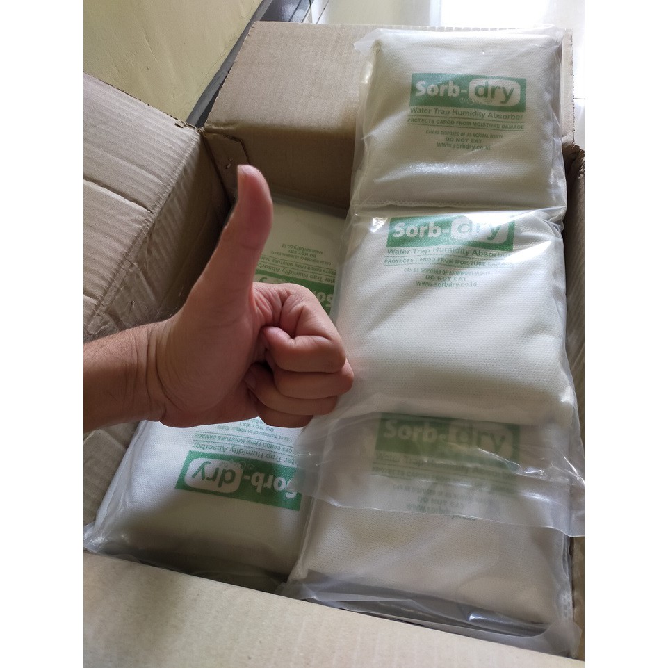 Sorb Dry/Desitech 1000 gr Silica Gel untuk Kontainer dan Lemari