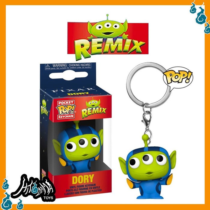 Keychain Alien Remix - Dory Finding Nemo Funko POP Gantungan Kunci Disney Pixar Figure Toys