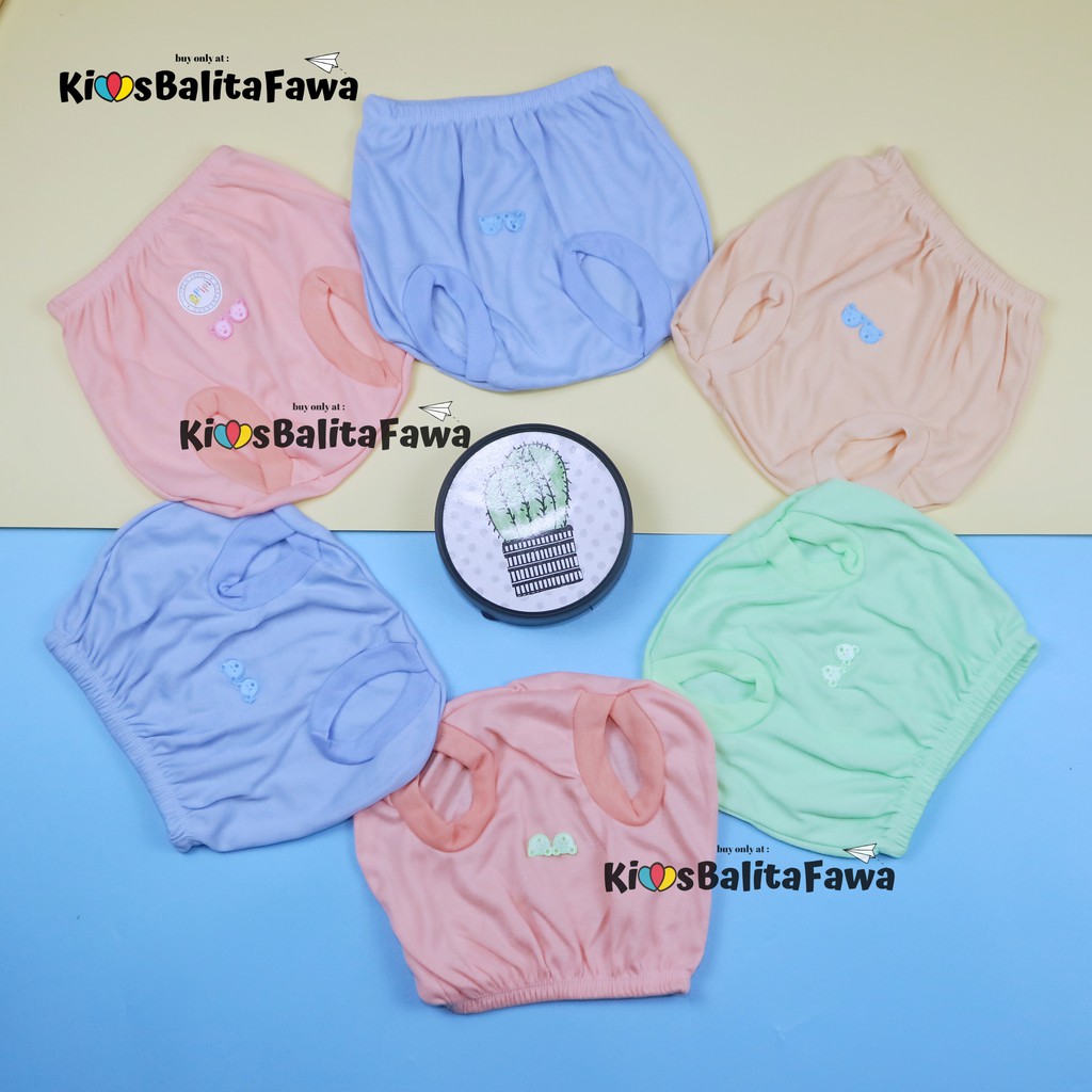 (ISI 6-12 PC) Celana Pop Bayi / SNI Pants Baby Laki Perempuan Bawahan Bayi New Born Celana Pendek Baby Babycinnamon