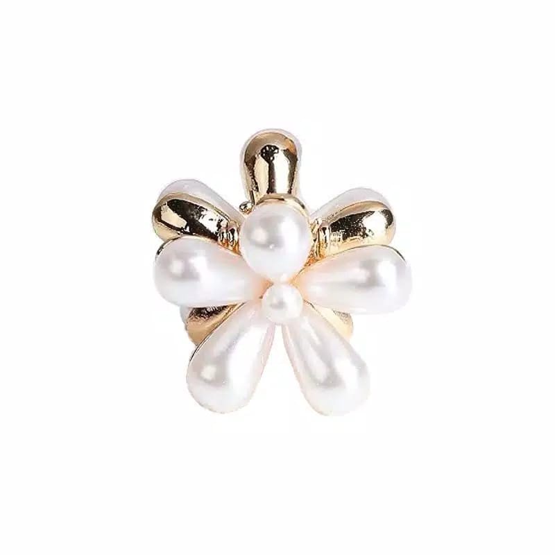 Jepit Bunga Mutiara Mini - Aksesoris Jepitan Capit Rambut Korea