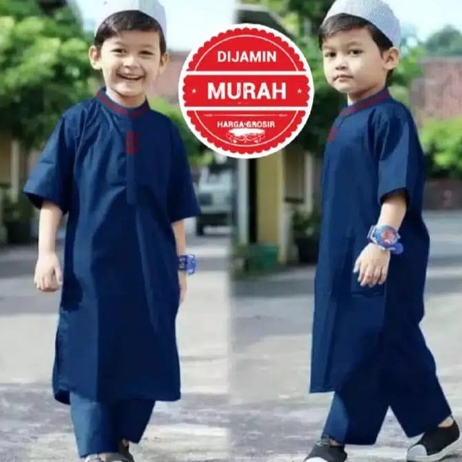 Baju Koko Anak Pakistan / Kurta Anak Pakistan 1-10 Tahun / Baju Muslim Anak