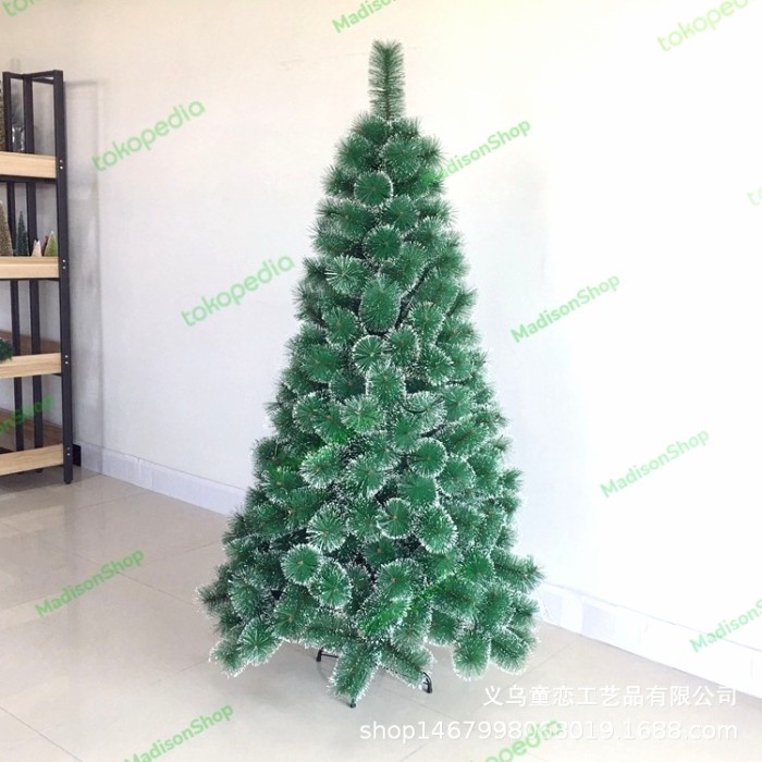 Pohon Natal Pinus White Pine Needle Christmas Tree Salju GROSIR