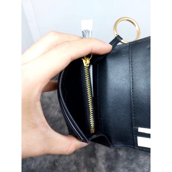 Marc The Snapshot Compact Wallet Logo Black Marc Jac0bs