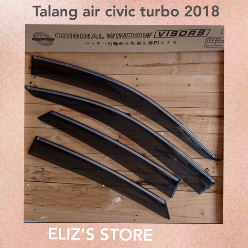 talang air civic turbo 2018/talang air civic/side visor civic turbo 2018