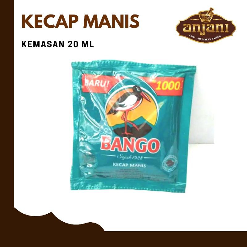 

Kecap Bango 20 ml Kedelai Hitam Pilihan Kemasan Plastik