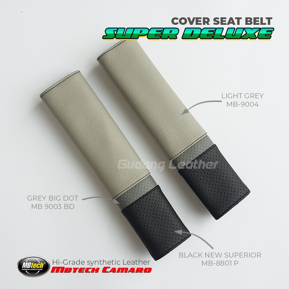 Cover seat belt mobil SUPER DELUXE - Bahan MBtech