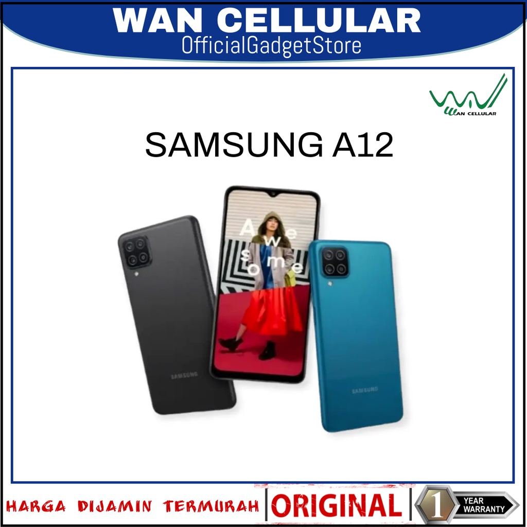 Jual Samsung Galaxy A12 Ram 4128gb Ram 6128gb Garansi Resmi Indonesiashopee Indonesia 6669