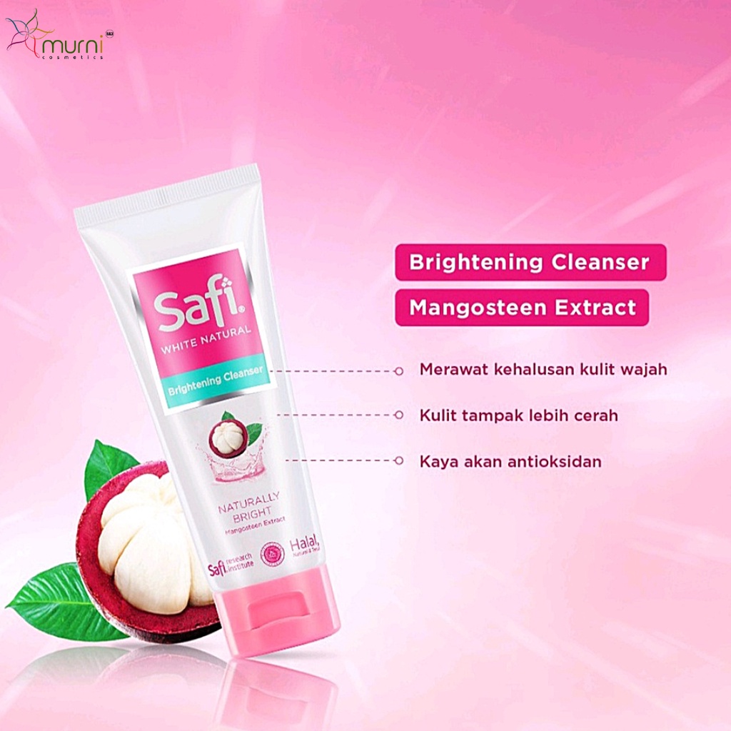 SAFI WHITE NATURAL BRIGHTENING MANGOSTEEN CLEANSER 100G