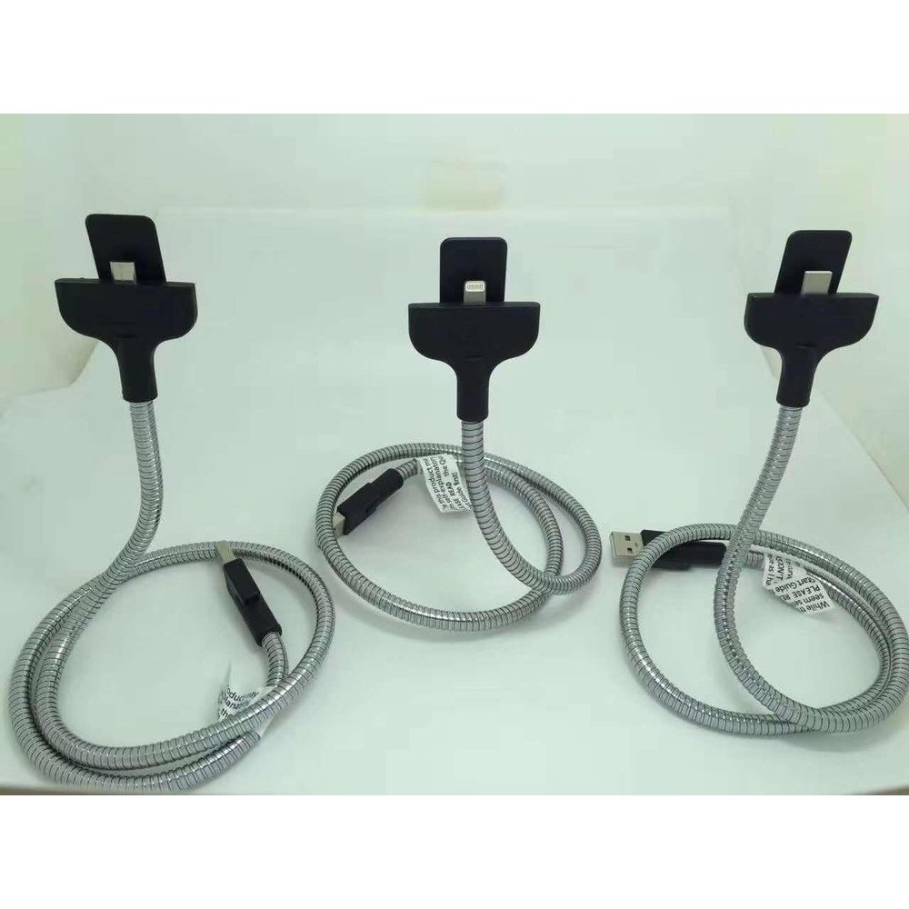 Kabel Flexible Metal Cable Charger For Type C