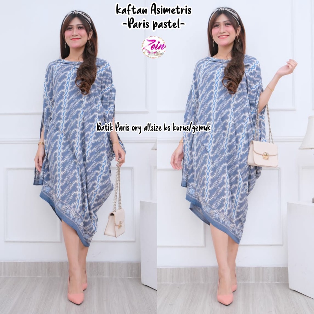 Kaftan Batik Asimetris Pastel #01 By Zein