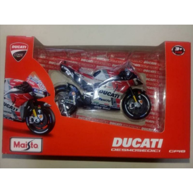 MAISTO 1/18 DUCATI DESMOSEDICI 2019 NO. 04 ANDREA DOVISIOZO