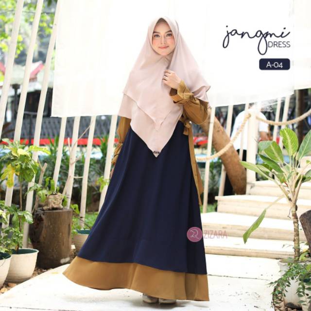 Gamis Jangmi Dress Kode A04 Zizara Busui Syari Cantik Model Hanbok Modern