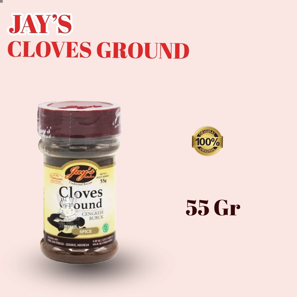 

Jays Cloves Ground 55 gr - Bubuk Cengkeh