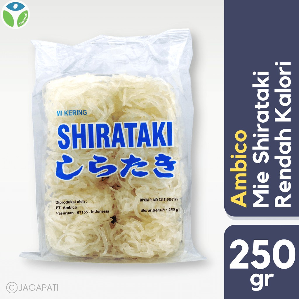 Ambico - Dry shirataki 250gr - Gluten Free - Konnyaku