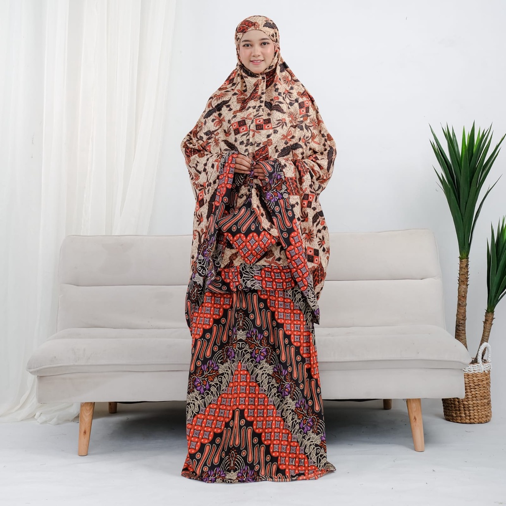 MUKENA BALI BATIK BAHAN RAYON TERBARU