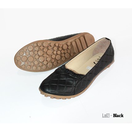 Sepatu Flatshoes Wanita Emboss Sintetis