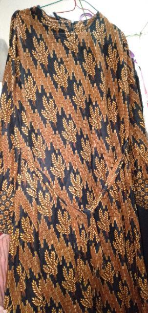 Gamis Batik Manggar, Padi,sekar,cantik,kubis,kipas,daun,kupu,nadine,gendis