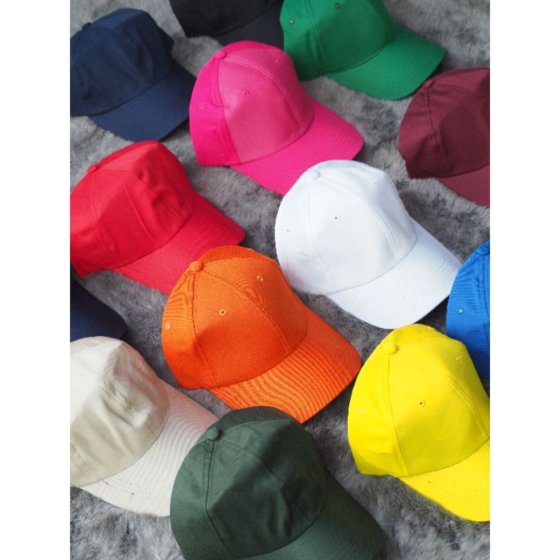 Promo COD Grosir topi polos murah/termurah topi polos baseball ring besi distro/topi polos bahan twill murah korean style BTS Army NCT Hits Kekinian