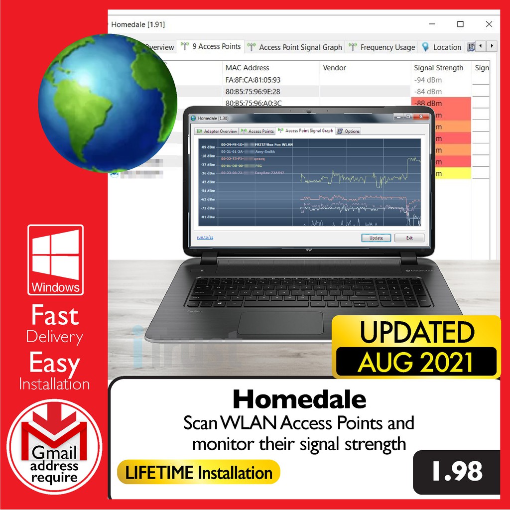 

Hmdl 1.98 - Scn WLAN Accss Pnts nd mntr thr sgnl strngth[WINDOWS x64] - Dgtl Dwnld