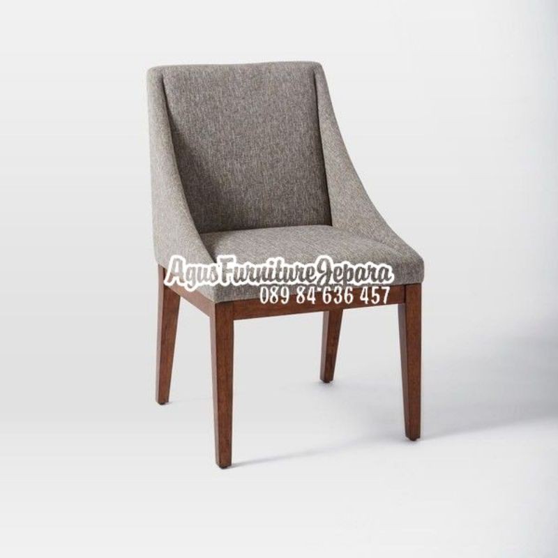 KURSI MAKAN SIDNEY JATI (kursi single kursi teras kursi tamu sofa single)