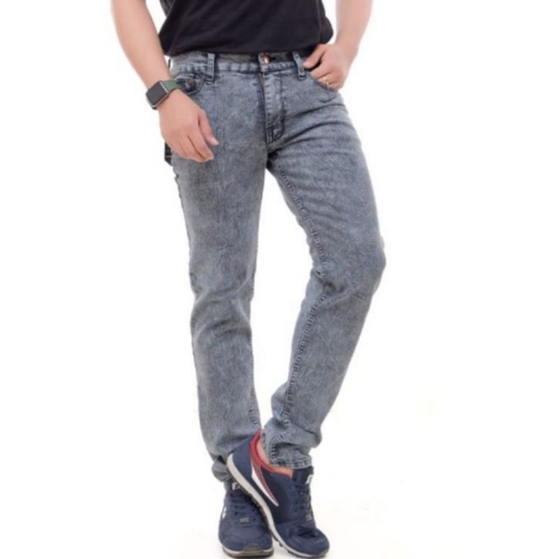 Celana Jeans Pria Premium / Jeans Wash / Jeans Original Fashion Snow / celana Pria terbaru