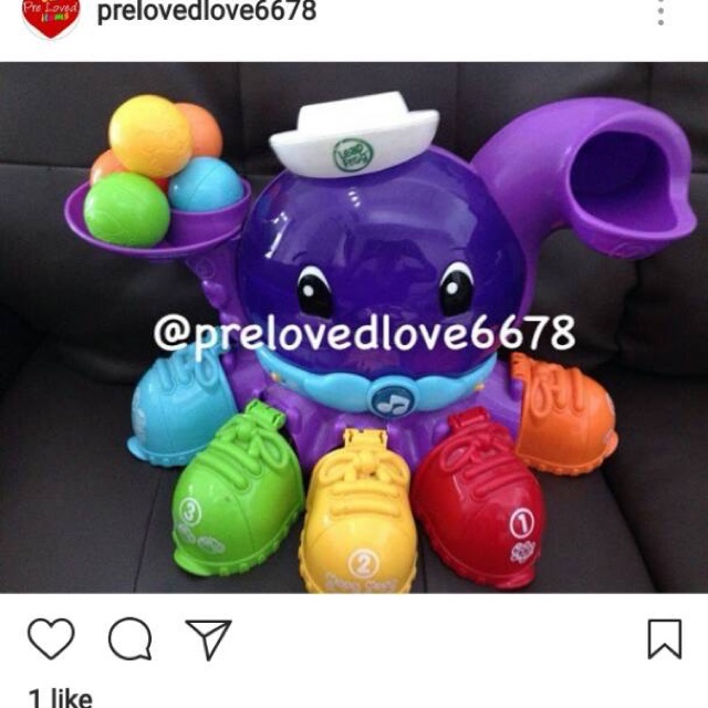 Octopus Leapfrog Peek A Shoe, Leappad