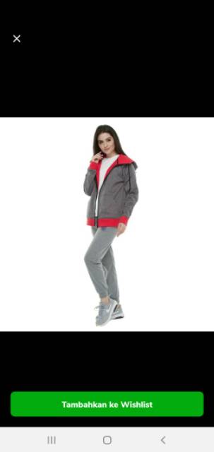 Zoleka Alika Jaket Hoodie Sport Packable Wanita