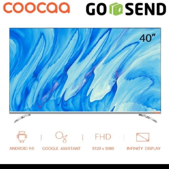COOCAA 40 inch Android 9.0 Smart LED TV -Infinity View- FHD (40S6G)