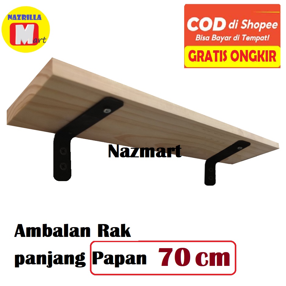 SET Rak Dinding 70cm , rak TV , rak buku , rak bunga , rak gantung