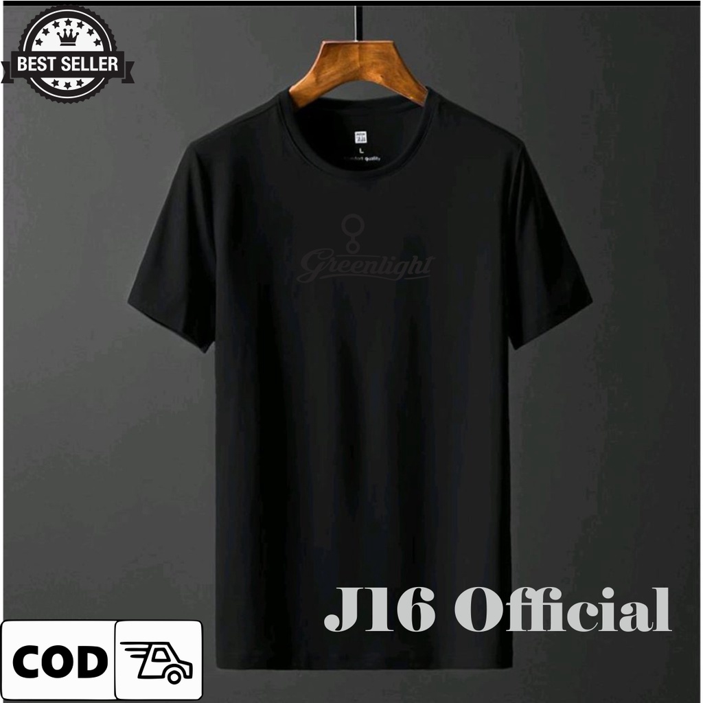 GREENLIGHT T-shirt Kaos Pendek Distro Pria Bahan Cotton Combed 30s Terlaris