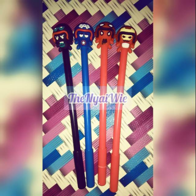 

TNW COD Pulpen karakter avenger pulpen lucu pulpen satuan balpoin Pulpen Spiderman