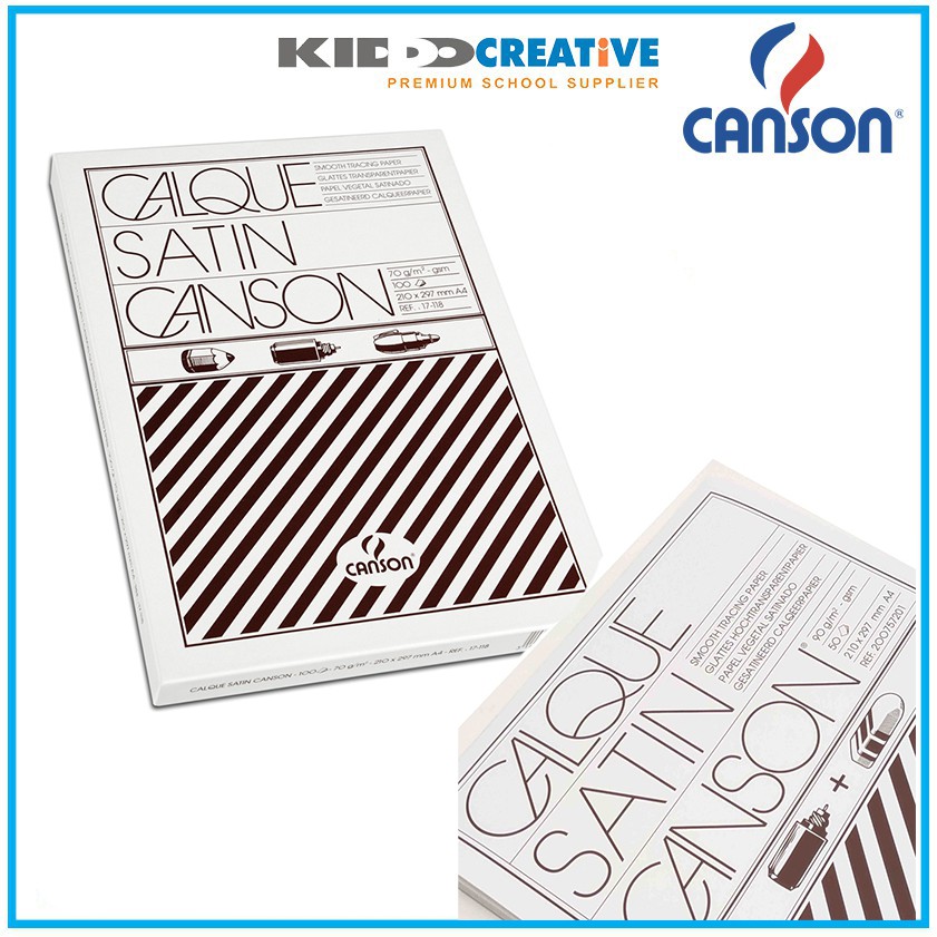 

CANSON SKETCHING TRACING PAPER 50S A4 110, 70, 90G