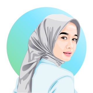 desain vector / vektor wajah / kado wisuda / kado ultah