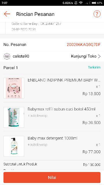 Babymax Reffil Sabun Cuci Botol 450ml