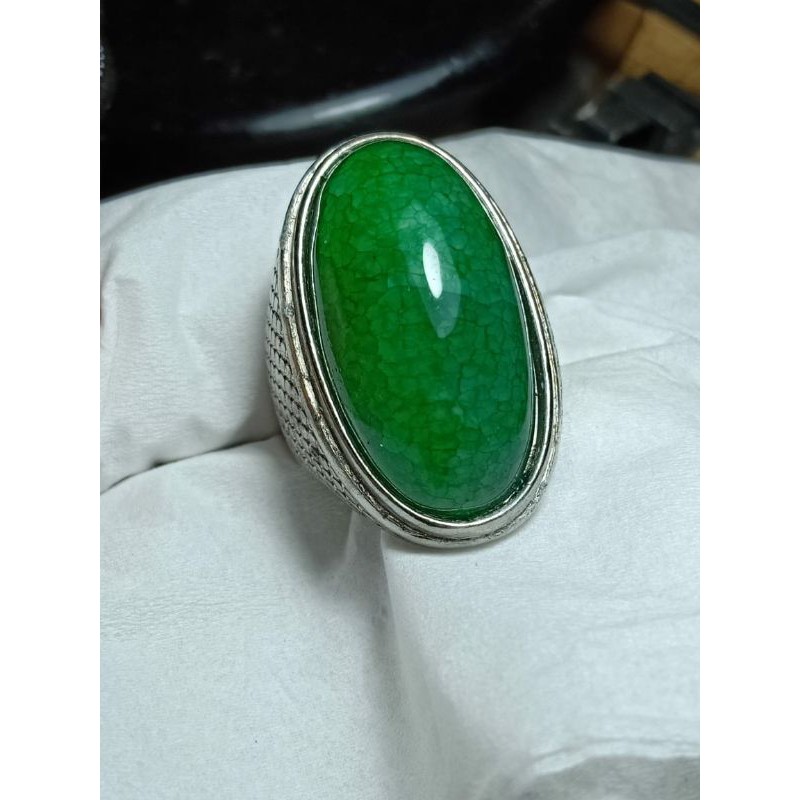 Batu sisik naga Ijo/Pandan ijo_Asli batu