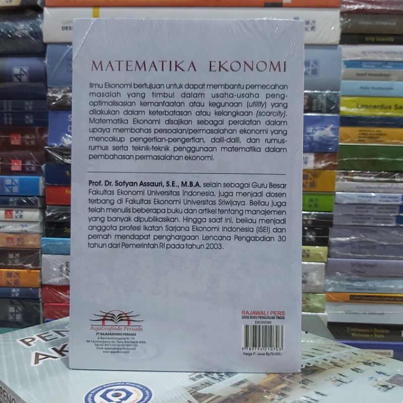 Buku Original Matematika Ekonomi Oleh Sofjan Assauri Rajawali Shopee Indonesia