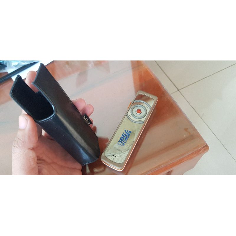 leather case dompet wadah hp nokia 7280 7380