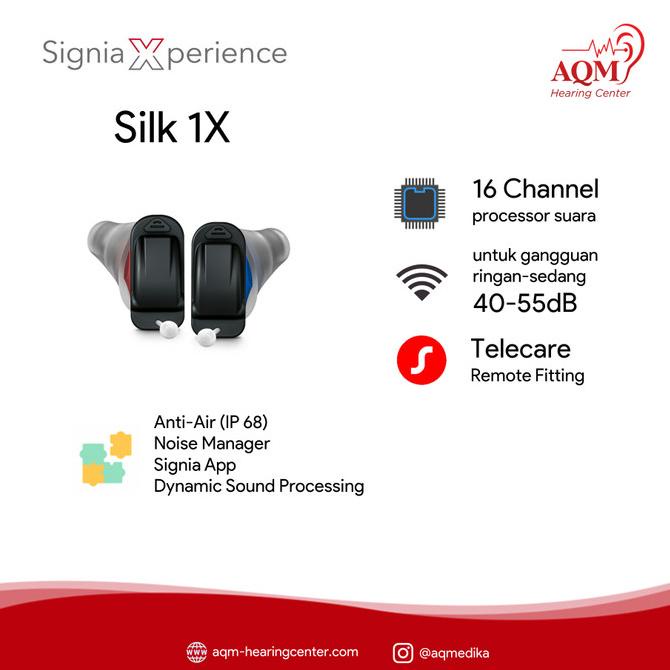 Alat Bantu Dengar Signia Silk 1X CIC