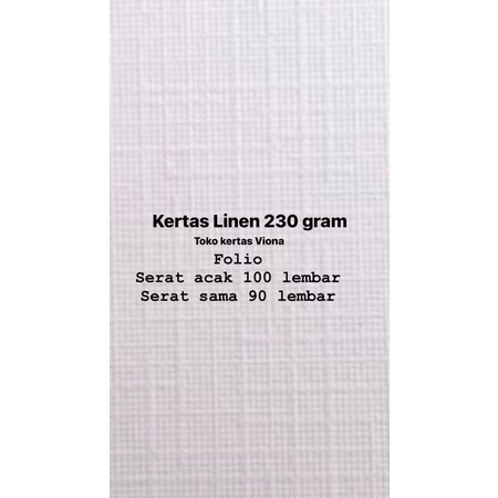 

kertas linen 230 gram ukuran folio