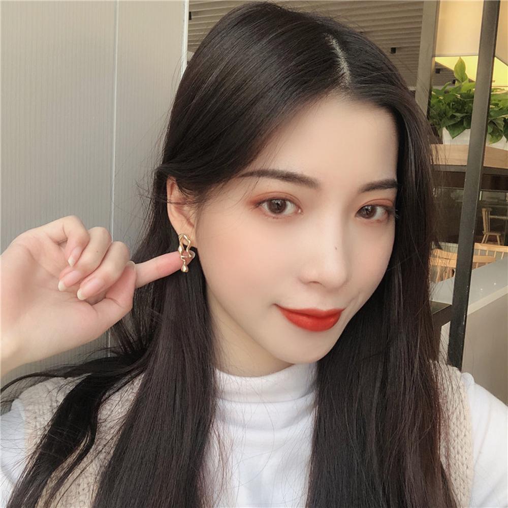 Anting Tusuk Agustinina Fashion Perhiasan Kepribadian Gadis Geometris Trendi Chic Notes