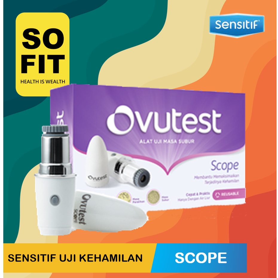 SENSITIF OVUTEST Scope / strip Tes masa subur / Tes ovulasi /ovulation