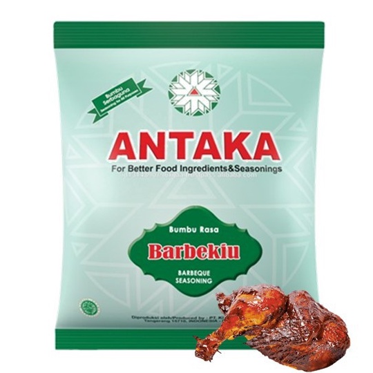 BARBEKIU BUMBU TABUR INSTANT / BUMBU MASAK / BUMBU MASAKAN / BUMBU TABUR ANEKA RASA SERBA GUNA ANTAKA 100 GR