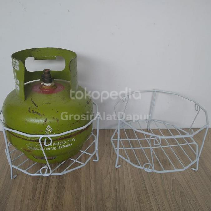 :=:=:=:=] TATAKAN TABUNG GAS ELPIJI 3 KG. RAK ELPIJI / RAK TABUNG GAS LPG