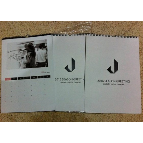 Calendar Jiyeon T-Ara TARA from Fansite Jingdot 2016 Season Greeting (Calendar Only)