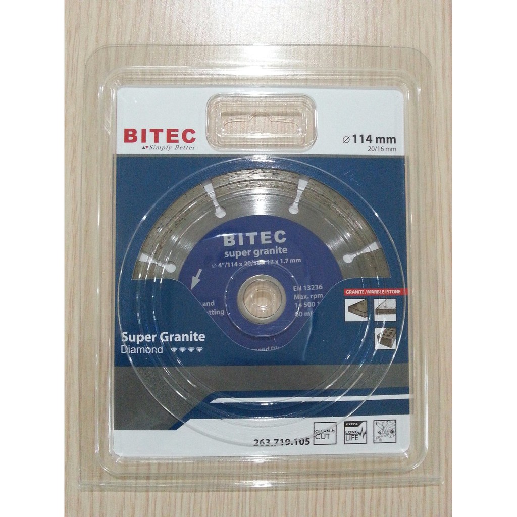 Pisau Potong Granit/Marmer 4" BITEC Super Granit