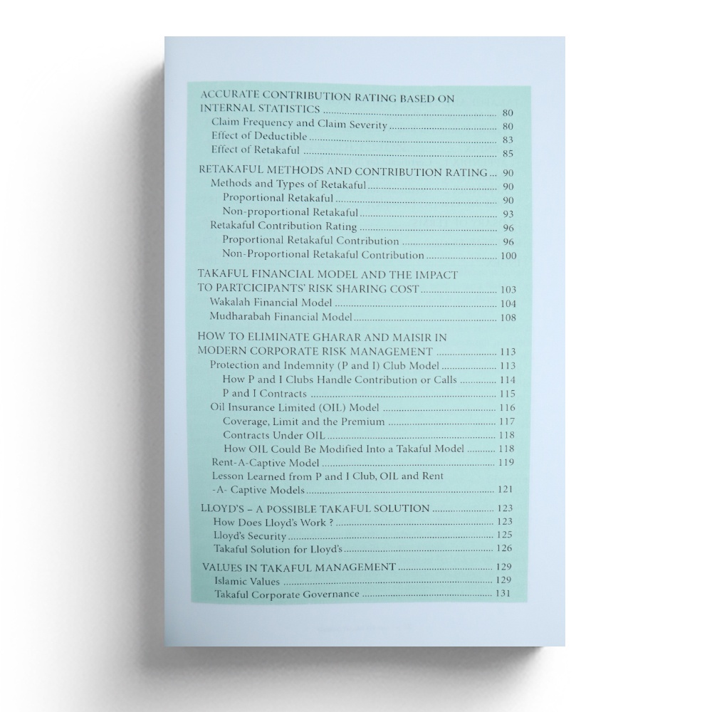 General Takaful Practice, Tehnical Approach to Eli