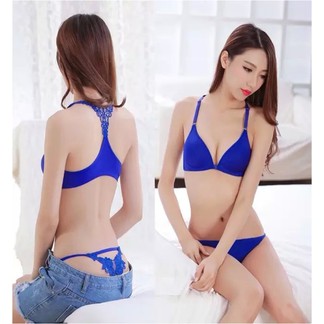 BS 1908 VSN2 - SEXY BRA SET TATO TANPA KAWAT CELANA G STRING