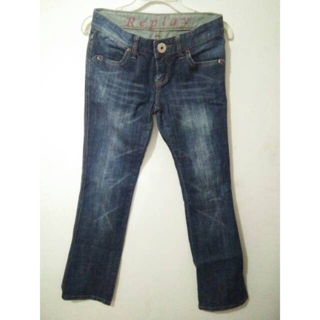 Preloved celana jeans replay wanita