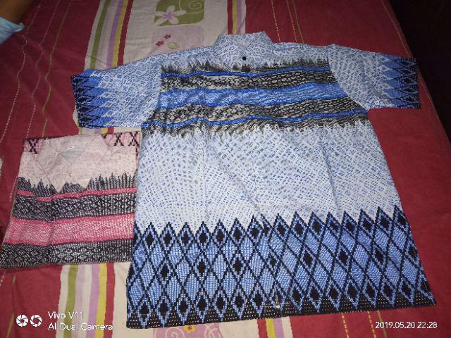 Kemeja Batik Motif Anjani Terbaru Terlaris Kemeja Kantor (1 Kg Muat 7 Baju) Ada Ukuran Jumbo Xxl
