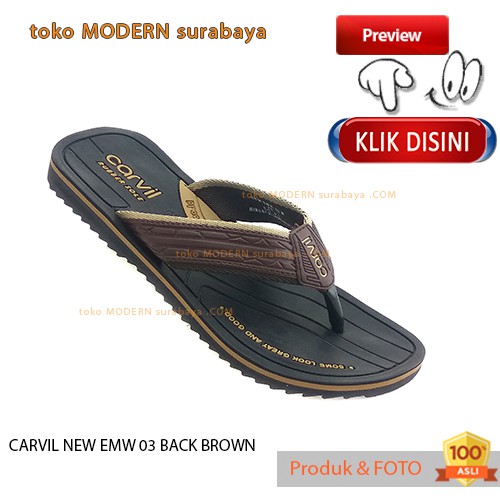 CARVIL NEW EMW 03 sandal pria casual jepit